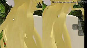 Yukaris Elfenfotze von Drachenmonster zerfickt in Fantasy VR Game