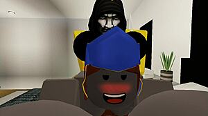 Plavuša MouseyCherie tvrdо jebe hakera sa Roblox kreampajem unutra