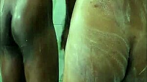 Homemade Wife Fucks Husband Amid Big Tits Bath Bouncing