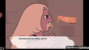 Amethyst's game hentai blowjob is insanely hot 💦🍆