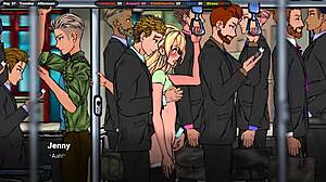 Public Subway Whore Discovers Thrill of Outdoor Exposure Game