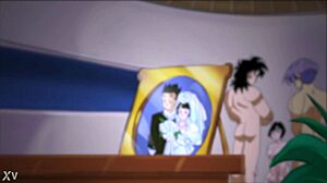 Videl Swallows Double Facial Cum in Dragon Ball Threesome