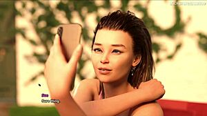 hot stepmom bikini teases horny stepson big oppai bimbo dream game seduction