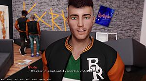 Frat house cleanup turns into giant cock curvy teen orgy with being a dik girls