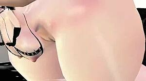 Fucking a goth big-ass slut prostitute hard in IMVU.