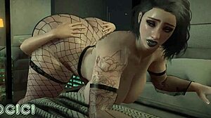 Halloween 2025 VAM Special: Sexy Goth Milf Wife Cheats with Doggystyle Ass Pounding in Lingerie - 3D OCICI