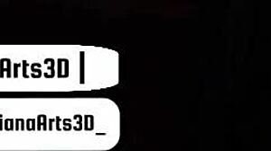 Sable ward big ass big tits pussy doggystyle monster cock rough moaning 3d hentai