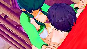 Horney Maomao fra Apothecary Diaries knepper dig vild med store patter creampie og sprøjt