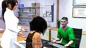 anna exciting affection 2 part 1 complete - sexy milf secretary strips at work for lesbian pussy play