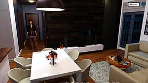 anna exciting affection 2 part 1 complete - sexy milf secretary strips at work for lesbian pussy play