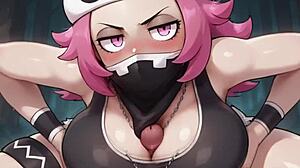 pokemon grunt girl explores her wild side in this hen ai tale.