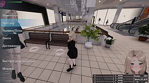 old man spies cute robot dildo squirt in fitting room