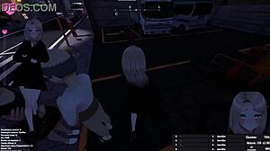 old man spies cute robot dildo squirt in fitting room