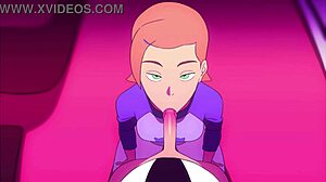 Gwen's Assjob Session with D-Art Spanish Dub!