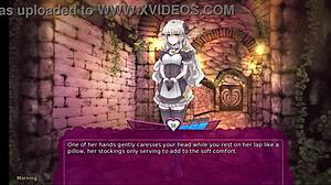 dreamy monster maid rides cowgirl with handjob creampie in stockings no commentary