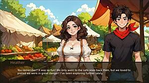 Farmer catches step sis slurping banana blowjob on ranch