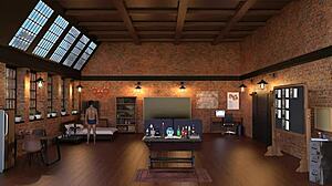 Grateful Hentai Babe Sucks Massive Cock After Phone Help in Kink Maker Game