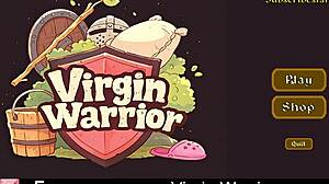 hey, check out this virgin warrior from x-men hentai game