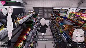 naked teen from fitting room tempts old man's lust