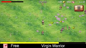 hey, check out this virgin warrior from x-men hentai game