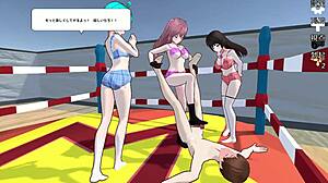 Submissive Maid Slave Kicked And Ballbusted In Cfnm Hentai Game BDSM?