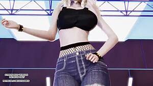 ahri seraphine akali kda hot kpop dance turns hentai fucking?