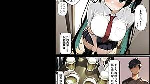 giant tits ol in uniform cosplay does it again inari-san full color manga