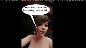 A Gift for Emily: Overwatch Giant Vore Comic with Huge Oral Action