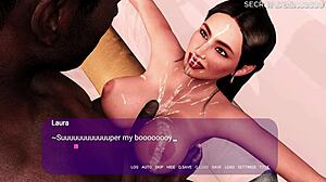 Cuckold Wife's First BBC Double Penetration While Husband Watches