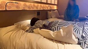 i couldn't resist fucking my curvy japanese girlfriend before dinner at the hot spring inn