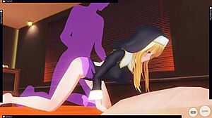 Isn't This Maid's Big Tits Blowjob And Doggystyle Irresistible?