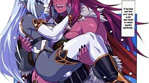 ogre futanari monster mating heats up in hentai season