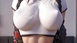 Craving Tifa Lockhart's Ahegao Dick Ride Fuck Fest?