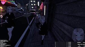 old man spies cute robot dildo squirt in fitting room