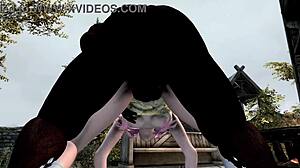 Belle Tiny Babe Takes Big Black Cock Anal Hentai Hardcore Pov