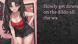 rin tohsaka makes you her sissy girlfriend joi with cock handling anal humiliation training