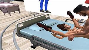 3D STEP DADDY pounds young DAUGHTER hard in opensim taboo fun