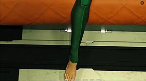 Redhead's extreme fingering and eating orgasm