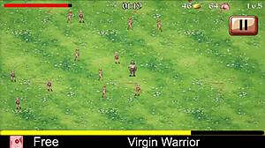 hey, check out this virgin warrior from x-men hentai game