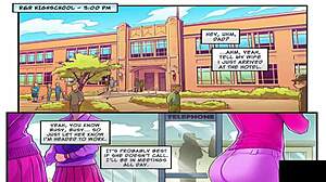 redhead with massive bouncing tits teases endlessly