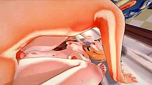 Yoimiya's tight anal hints at Genshin's creampie climax