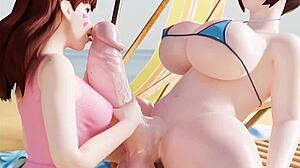 Think you can hold back from Mei doggystyle?