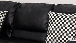 brcc short haired brunette kitty's creampie in casting interview with toys