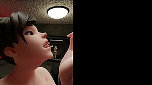 A Gift for Emily: Overwatch Giant Vore Comic with Huge Oral Action