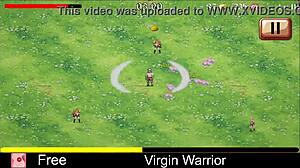 hey, check out this virgin warrior from x-men hentai game