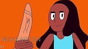 Connie's Naughty Fingers Explore Her Desires In Parody Play