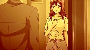 Busty Hentai Teen Takes Teacher's Big Cock in Every Position Till Facial Cum