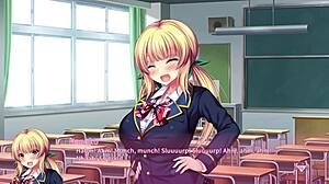 Real Hentai Situation Explodes: MILF Hibari's Side Story with Creampie Facial on Huge Tits!