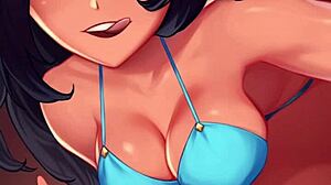 hot latina babe with big ass and tits works out nude at gym pool