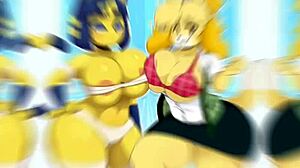 the hentai show where boobs bounce during that steamy gay blowjob action